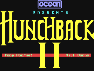 Hunch Back 2 back cover for Commodore 64